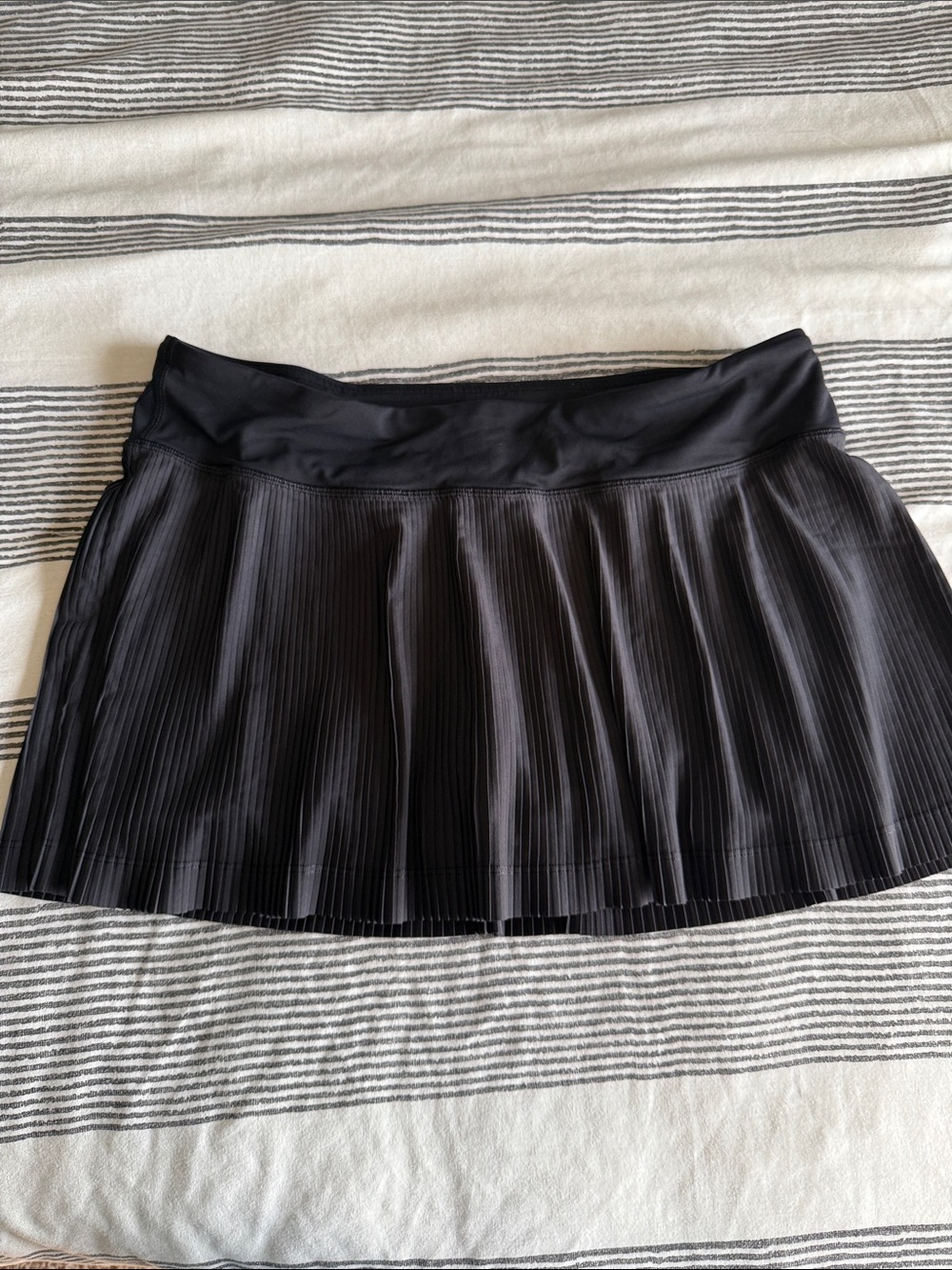 lululemon athletica Black Pleated Mini Skirt